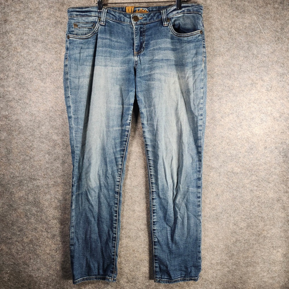 KUT from the Kloth Womens Jeans Size 8 Medium Wash Straight Leg Stretch Denim